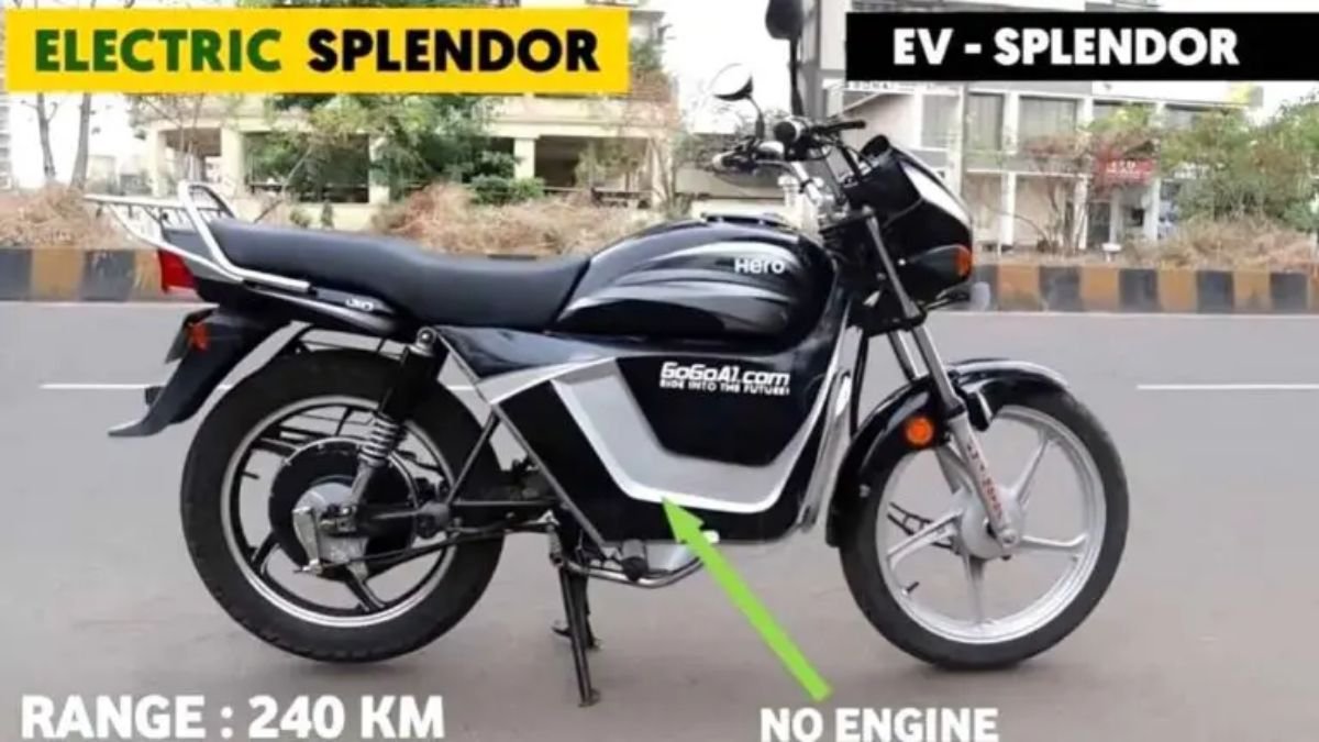 Hero Splendor Electric 2025 Launched in Budget Range – 240 Km Range, ABS, and Digital Display Now Available